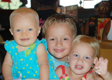 Our three grandchildren Photo in 2014