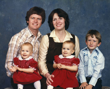 Family photo from 1982