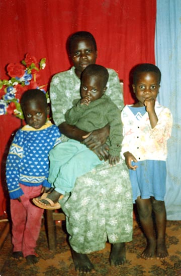 Noelina with her three children